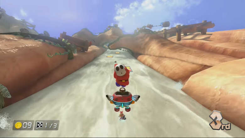 Wii U Shy Guy Falls: One of my favorite uses of anti-gravity in Mario Kart 8. The thought of driving up and back down a waterfall is so simple but so effective, the only reason it wasn’t picked is because I already picked Shy Guy Bazaar and I didn’t want two stages with Shy Guy in the name as different as they were.