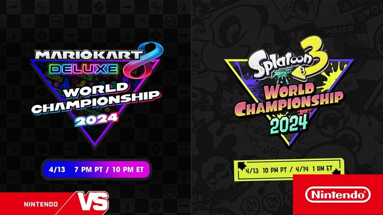Watch the Mario Kart 8 Deluxe & Splatoon 3 World Championships 2024 in full