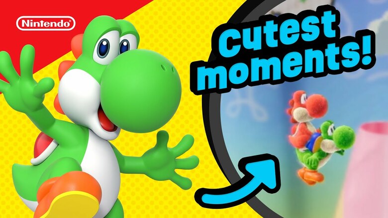 Yoshi’s Crafted World "Cutest Yoshi Moments" shared by Nintendo
