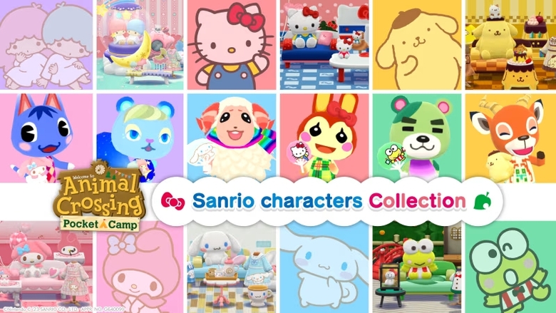 The Animal Crossing: Pocket Camp X Sanrio characters Collection event is now live