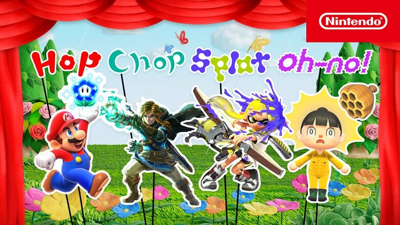 Nintendo's latest  “Pyon Zuba Basha” music video gets a "Hop Chop Splat Oh-no!" English version