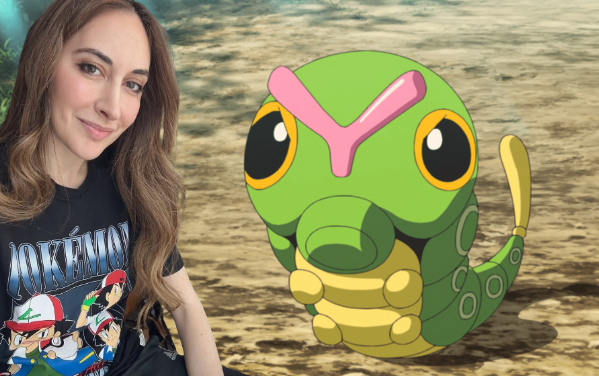 Ash voice actor Sarah Natochenny returns for Pokémon Horizons as the voice of Caterpie