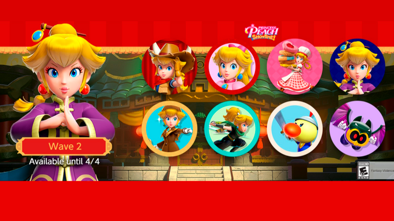 Second Wave of Princess Peach Showtime! Icons Now Available For NSO Members