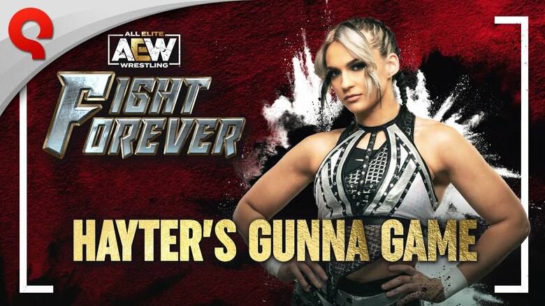 Jamie Hayter reigns over the AEW: Fight Forever ring in "Hayter's Gunna Game" DLC today