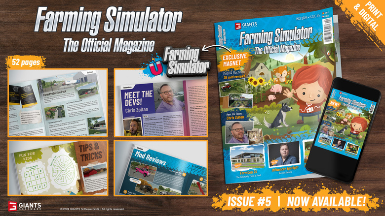 Farming Simulator Magazine Issue 5 Out Now