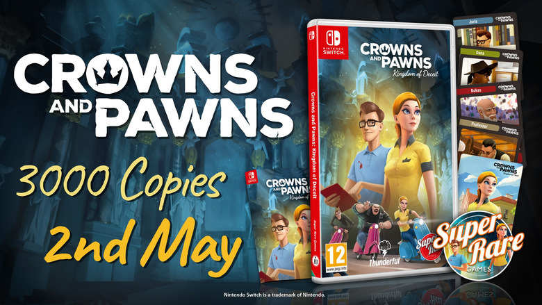 Crowns and Pawns getting physical Switch release May 2nd, 2024