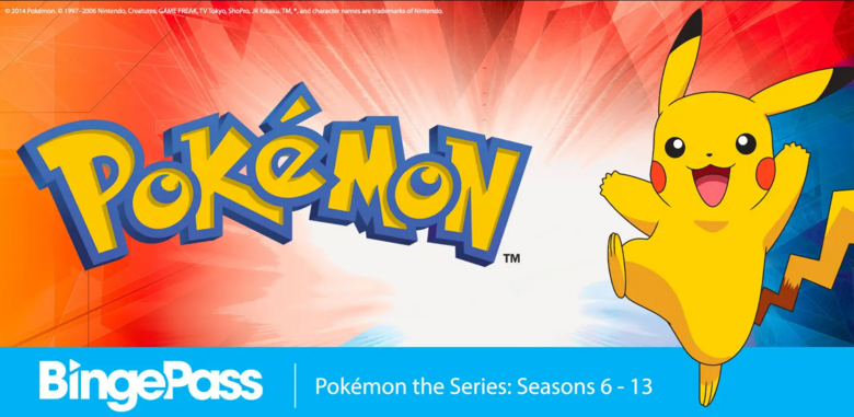 Pokémon anime seasons 6-13 are now streaming on Hoopla