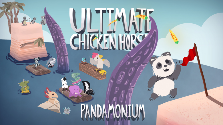 Ultimate Chicken Horse 'Pandamonium' free update coming May 13th, 2024