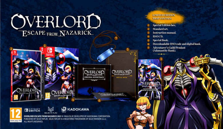 Overlord: Escape From Nazarick Boxed Limited Edition Releases in EU July 5th, 2024
