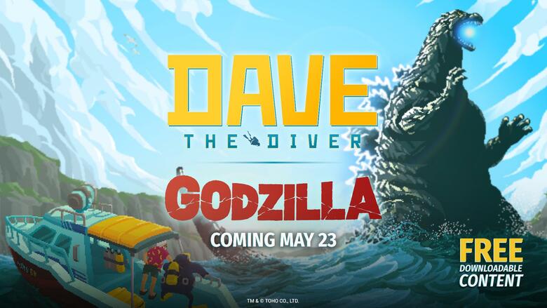 Dave the Diver Godzilla DLC launches May 23rd, 2024