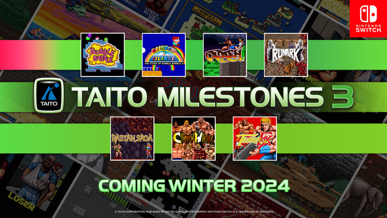 TAITO Milestones 3 comes to Nintendo Switch Winter 2024