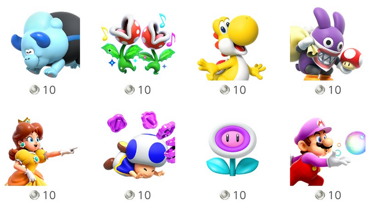 Next round of Mario-related icons available for Switch Online members