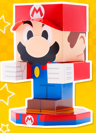 Mario and Luigi: Paper Jam papercraft PDF templates available for