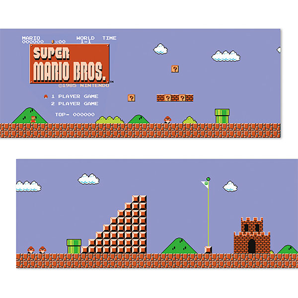 ThinkGeek - Super Mario Level | The Archives | GoNintendo Poster GoNintendo Set 1-1