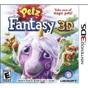petz fantasy 3d Nintendo 3ds