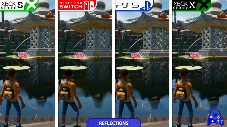 Grounded "Switch Vs. Xbox Vs. PS5" graphics and framerate comparison