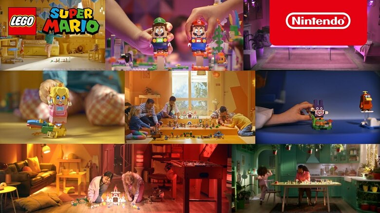 LEGO and Nintendo release a new promo video for their product line