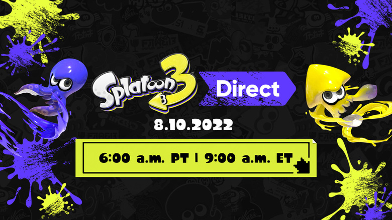 Splatoon 3 Direct announced for August 10th, 2022