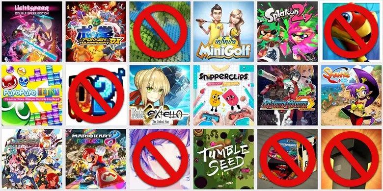 Having more than 2,000 games on your Switch will cause icons to disappear