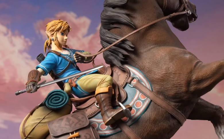 First 4 Figures fully revealing Legend of Zelda: Breath of the Wild 'Link on horseback' statue next week