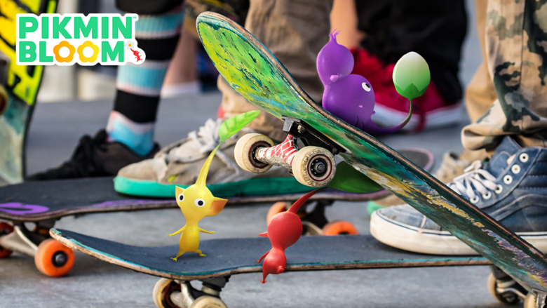 “Fingerboard” Decor Pikmin soon available for a limited time in Pikmin Bloom