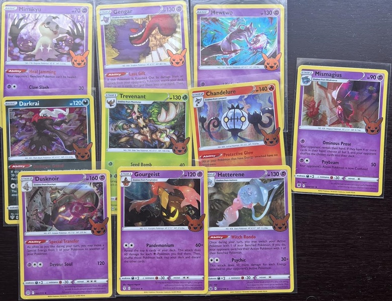 All 30 Pokémon TCG: Trick or Trade BOOster Bundle Exclusive Cards 