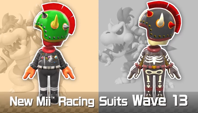 Mario Kart Tour 13th wave of Mii Racing Suits revealed, 13th wave teased