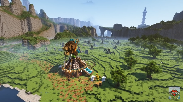 One fan is rebuilding the entirety of Zelda: Breath of the Wild in Minecraft
