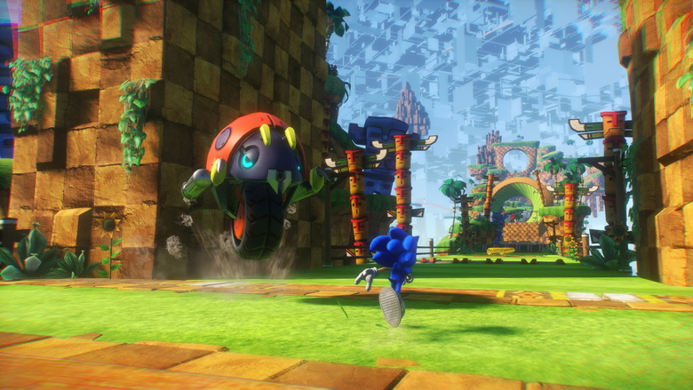 Sonic Frontiers Off Screen Footage Shows The Green Hill Zone Cyber Space Stage Gonintendo