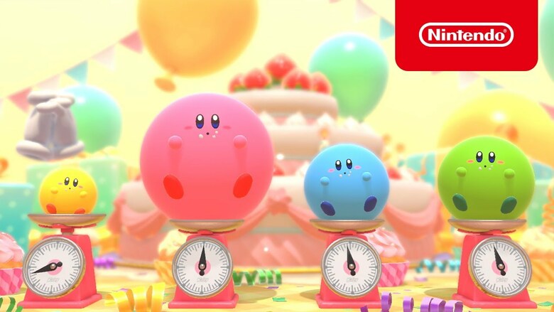 Kirby's Dream Buffet 'Get Rolling and Munching' trailer