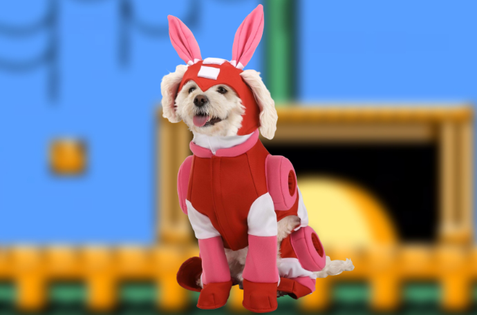 Give your dog a Mega Man makeover with this official Rush costume