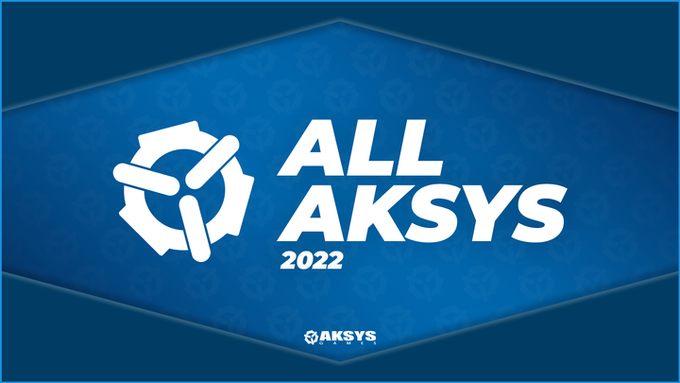 All Aksys Fall 2022 Online Event set for October 20th,
2022