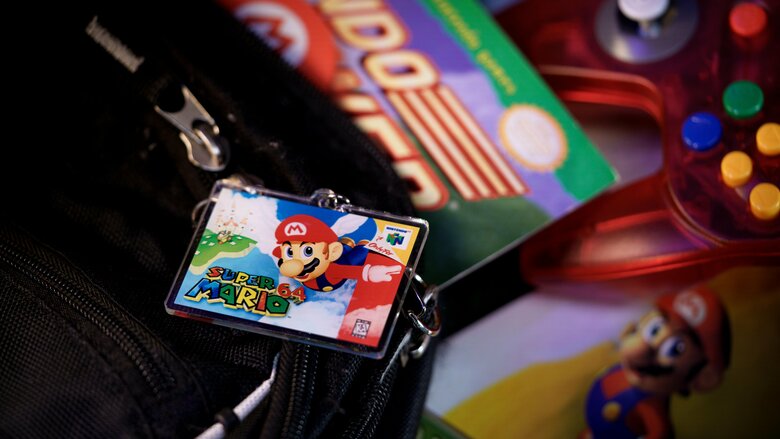 Get a closer look at My Nintendo's N64 game keychains
