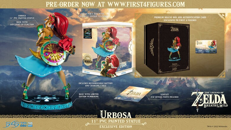 First 4 Figures opens pre-orders for The Legend of Zelda: Breath of the Wild Urbosa statue