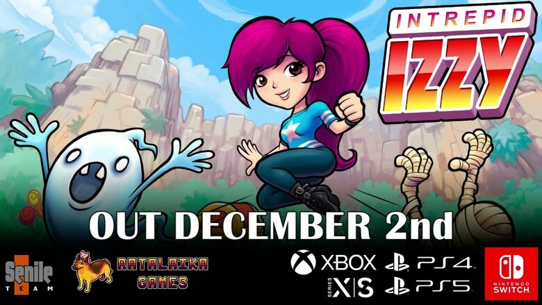 Genre-defying 2D title 'Intrepid Izzy' hits Switch Dec. 2nd, 2022