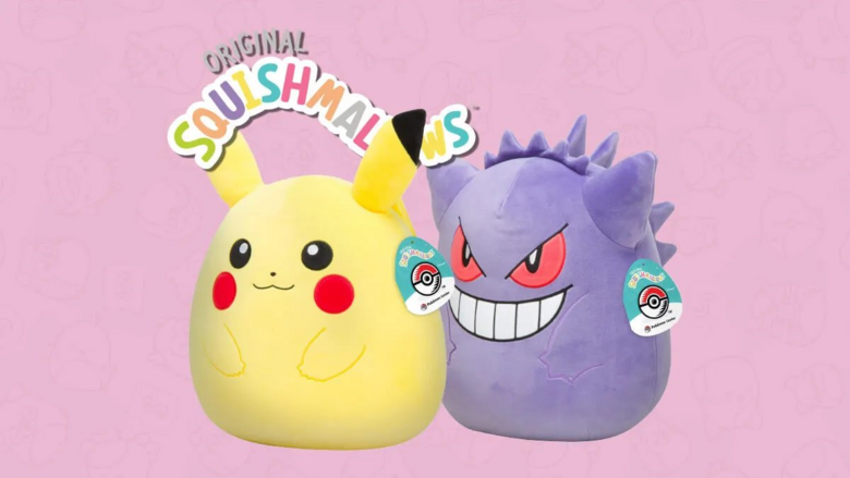 Pikachu and Gengar Squishmallows will see a restock in Spring 2023