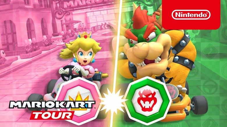 Mario Kart Tour 'Peach vs. Bowser Tour' and 20th wave of Mii Racing Suits arrives Nov. 29th, 2022