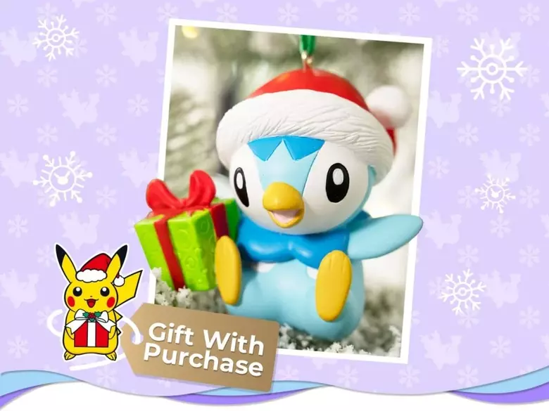 Pokémon Center Online offering free Piplup ornament with orders