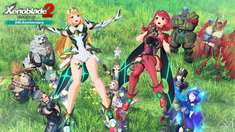 Monolith Soft releases Xenoblade Chronicles 2 5th anniversary wallpapers
