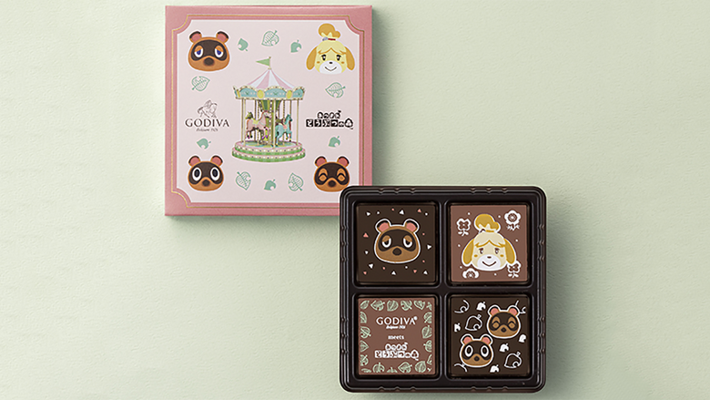 ゴディバ、動物の森テーマチョコレート日本発売発表