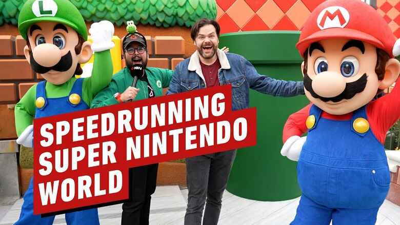 IGN takes a speedrun through Super Nintendo World