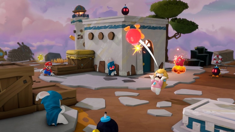 Mario + Rabbids: Sparks of Hope originally kept Kingdom Battle's grid-based gameplay
