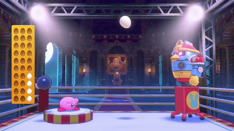 Check out Kirby's Return to Dream Land Deluxe's revamped version of Egg Catcher