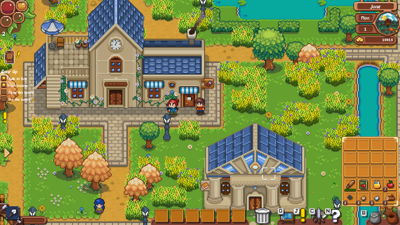 New Pixelshire trailer shows how the game is different from Stardew Valley