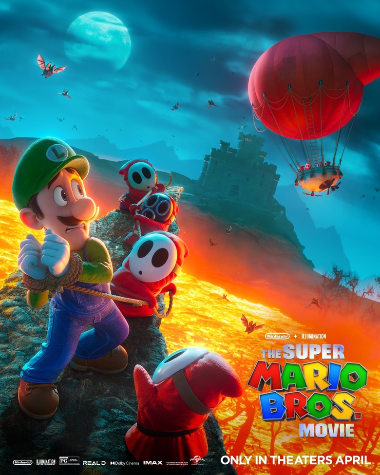 Latest Super Mario Bros. movie poster spotlights Luigi GoNintendo