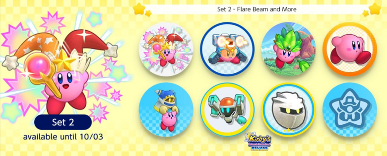 Second wave of Kirby's Return to Dream Land Deluxe icons available for Switch Online members