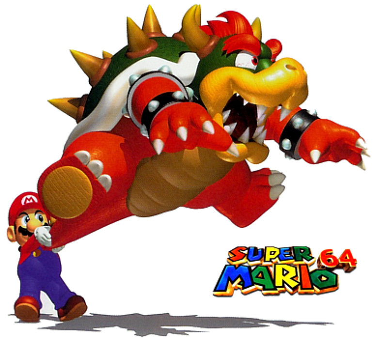 Is a reference to his famous Bowser spin from Mario 64