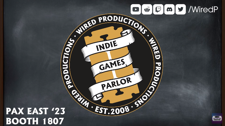 Wired Productions presents the PAX East Indie Games Parlor Booth
