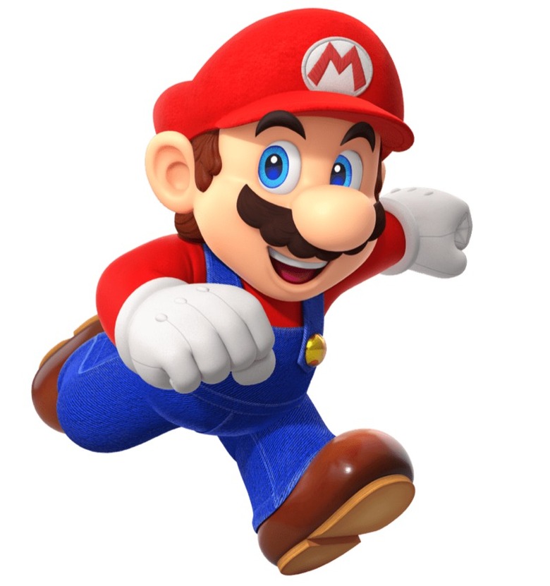 Mario is generally a pretty happy character
