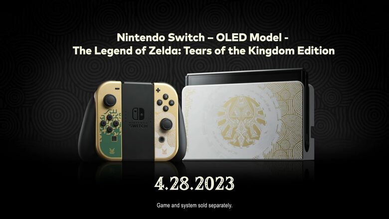 Nintendo Switch – OLED Model 'The Legend of Zelda: Tears of the Kingdom' Edition announced, launches April 28th